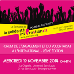 Agenda : Forum de l'Engagement et du Volontariat à l'International