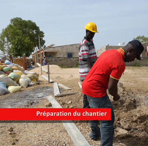 début des travaux 290